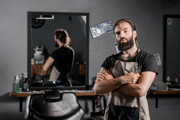 Black & Blue Unisex Salon